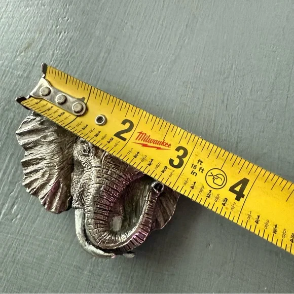 VINTAGE Elephant Bergamot Dragon Designs Belt Buckle